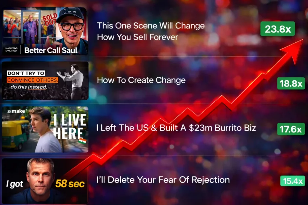 Rare Social YouTube growth dashboard